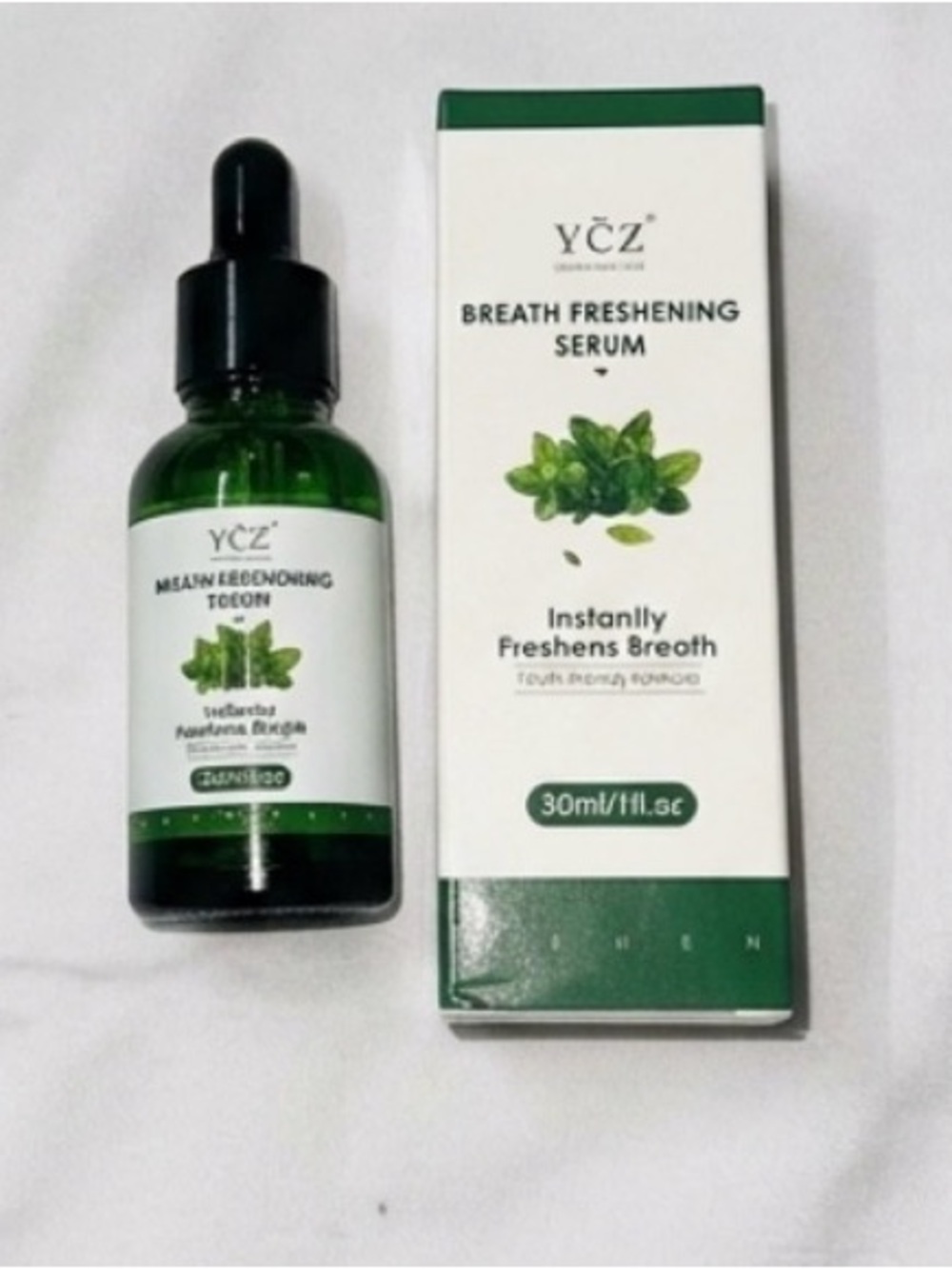 YCZ Breath Freshening Serum - Green Bottle